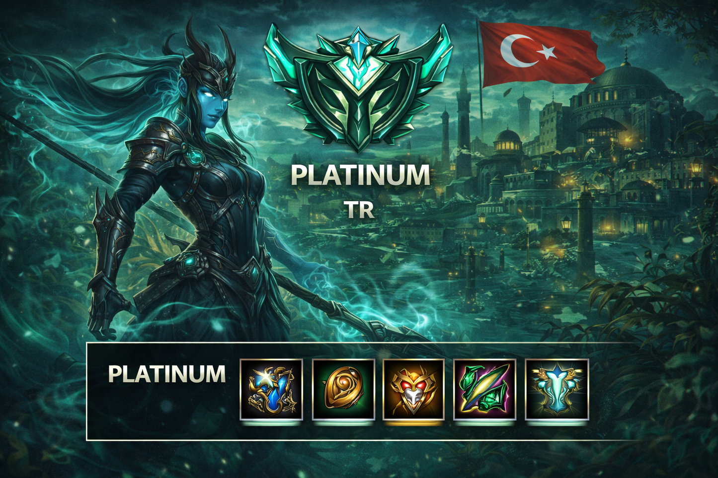League of Legends Account – TR – PLATINUM (Random)