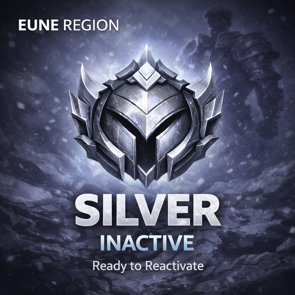 LoL EUNE Silber Inaktiv Account – kaum gespieltes Konto