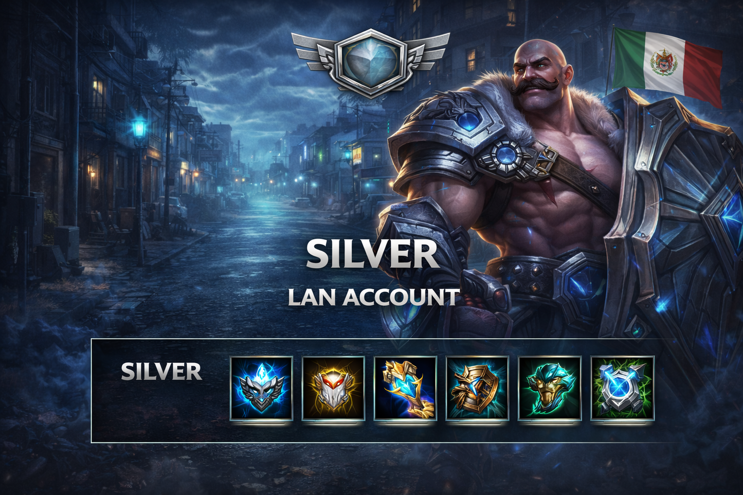 League of Legends LAN Silver Account – zufälliger Latin America North Server Account