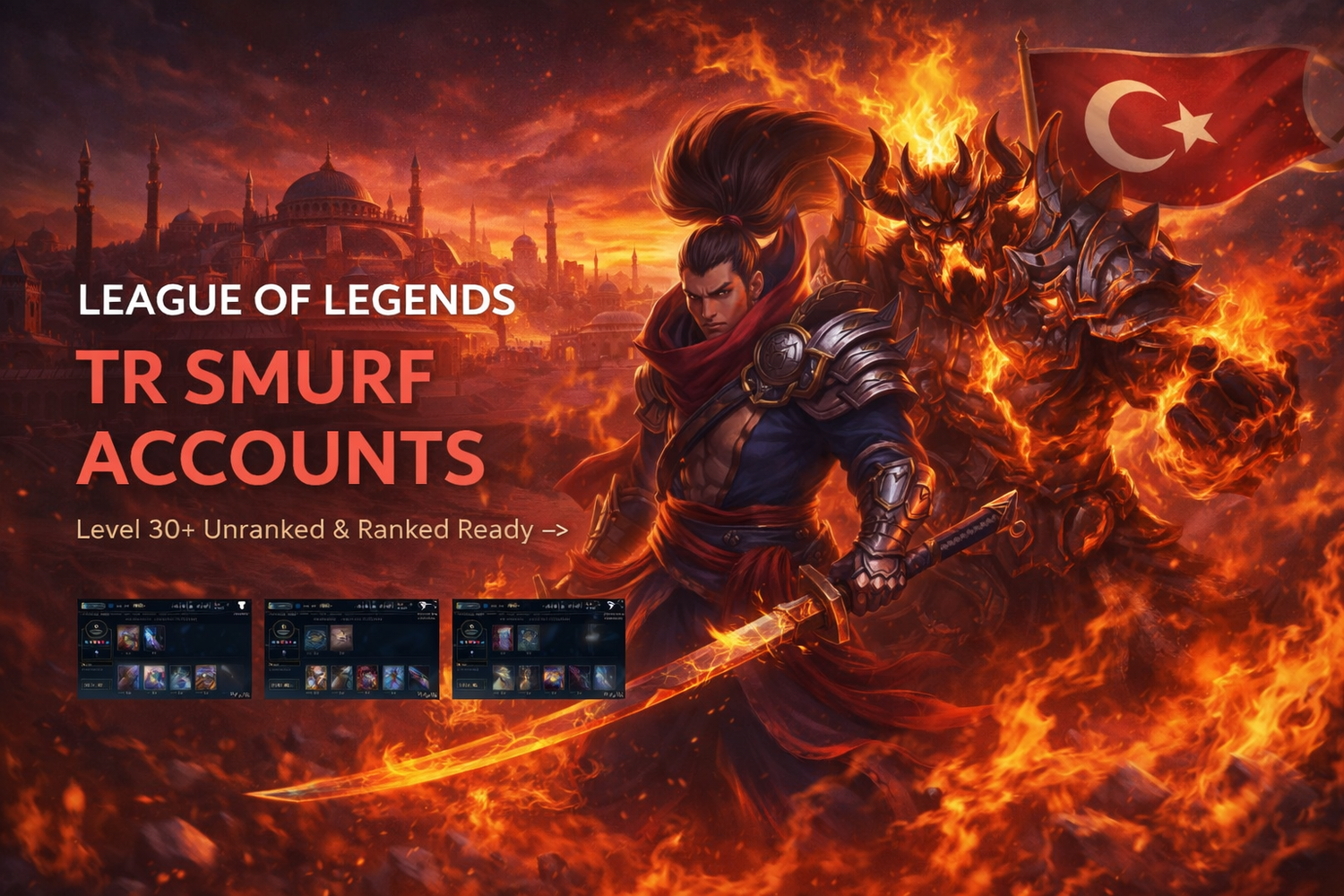 LoL Smurf Accounts TR - MINGLOVESMURFS