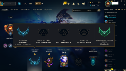 BR – 88 LEVEL - 42 SKIN | PLATINUM 1 | Red Baron Corki | Aether Wing Kayle | NFA