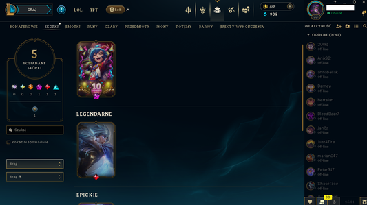 EUNE  – 33 LEVEL - 5 SKINS | UNRANKED | Dawnbringer Riven | Annie-Versary | NFA