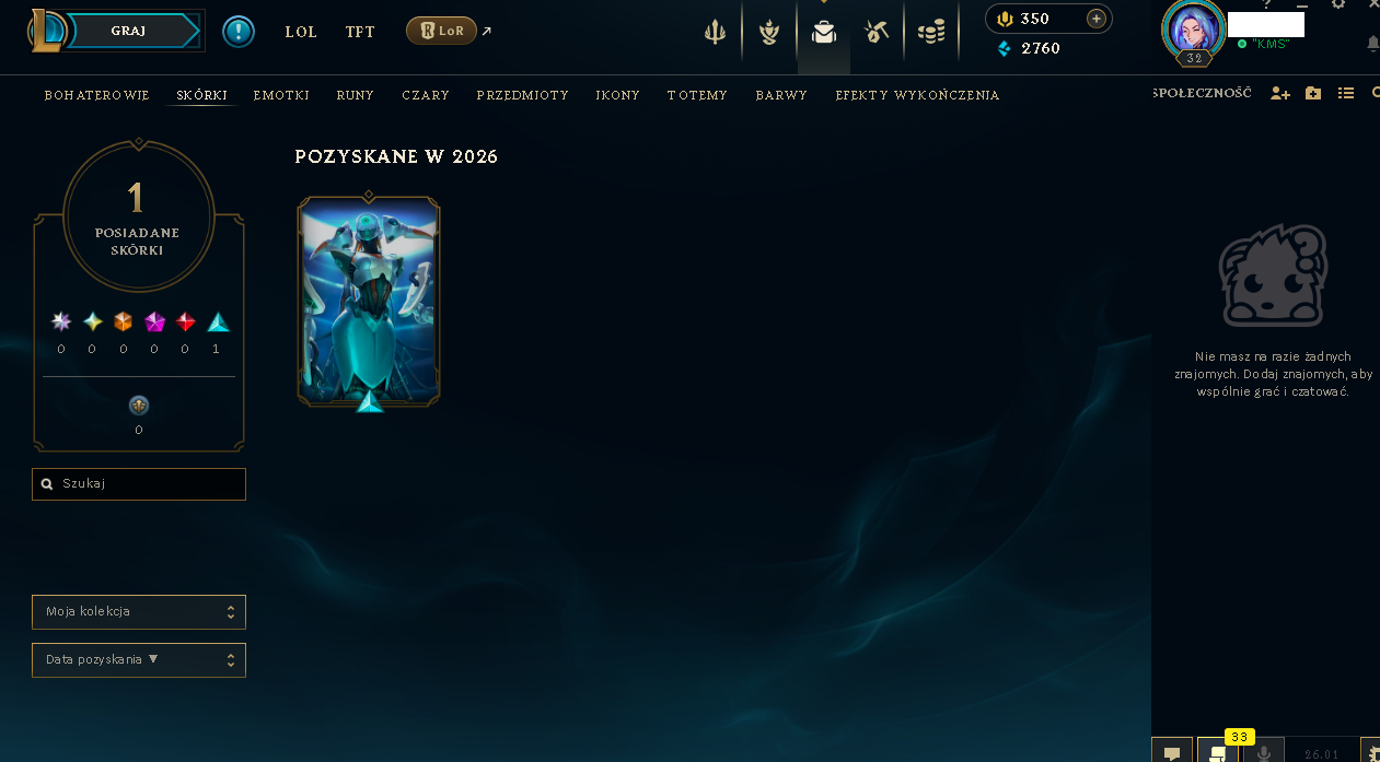 EUW – 32 LEVEL | UNRANKED | Cyber Lissandra | NFA