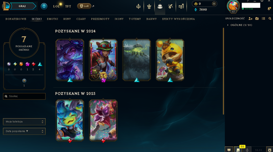 LAN – 67 LEVEL - 7 SKIN | UNRANKED | Space Groove Teemo | Ann-Sivir-sary | NFA