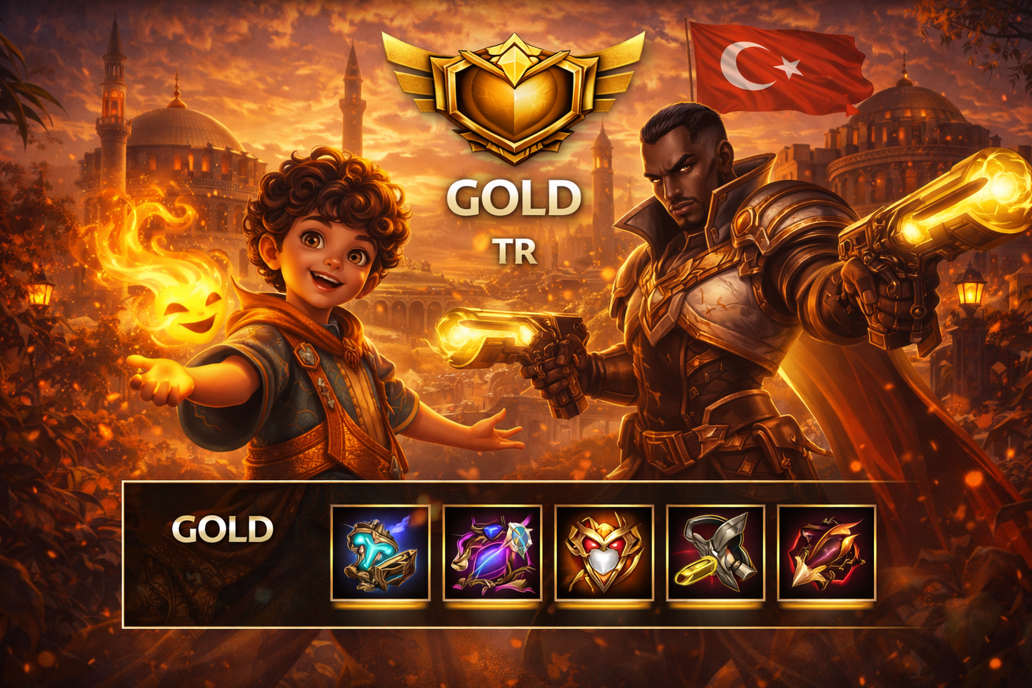 League of Legends Account – TR – GOLD (Random)