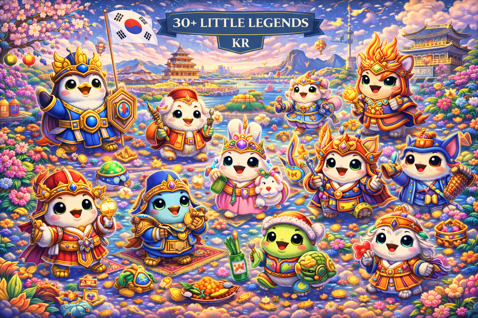 TFT KR Account mit 30+ Little Legends – Teamfight Tactics Korea Server