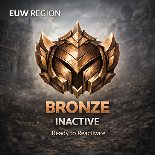 LoL EUW Bronze Inaktiv Account – kaum gespieltes Konto