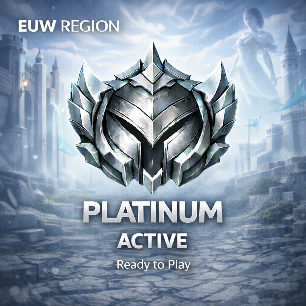 EUW - PLATINUM - ACTIVE