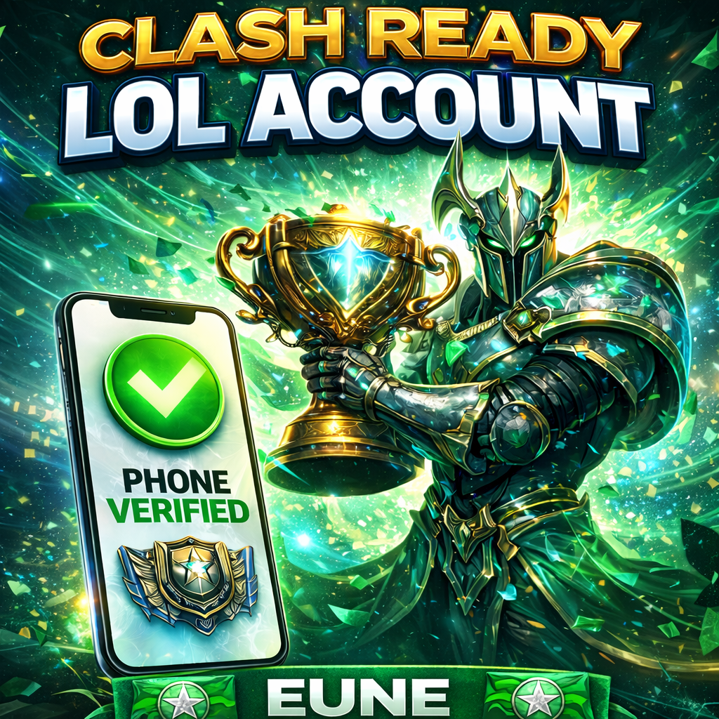 Clash Ready LoL Account EUNE | Phone Verified