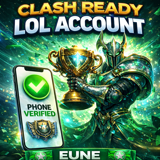Clash Ready LoL Account EUNE | Phone Verified
