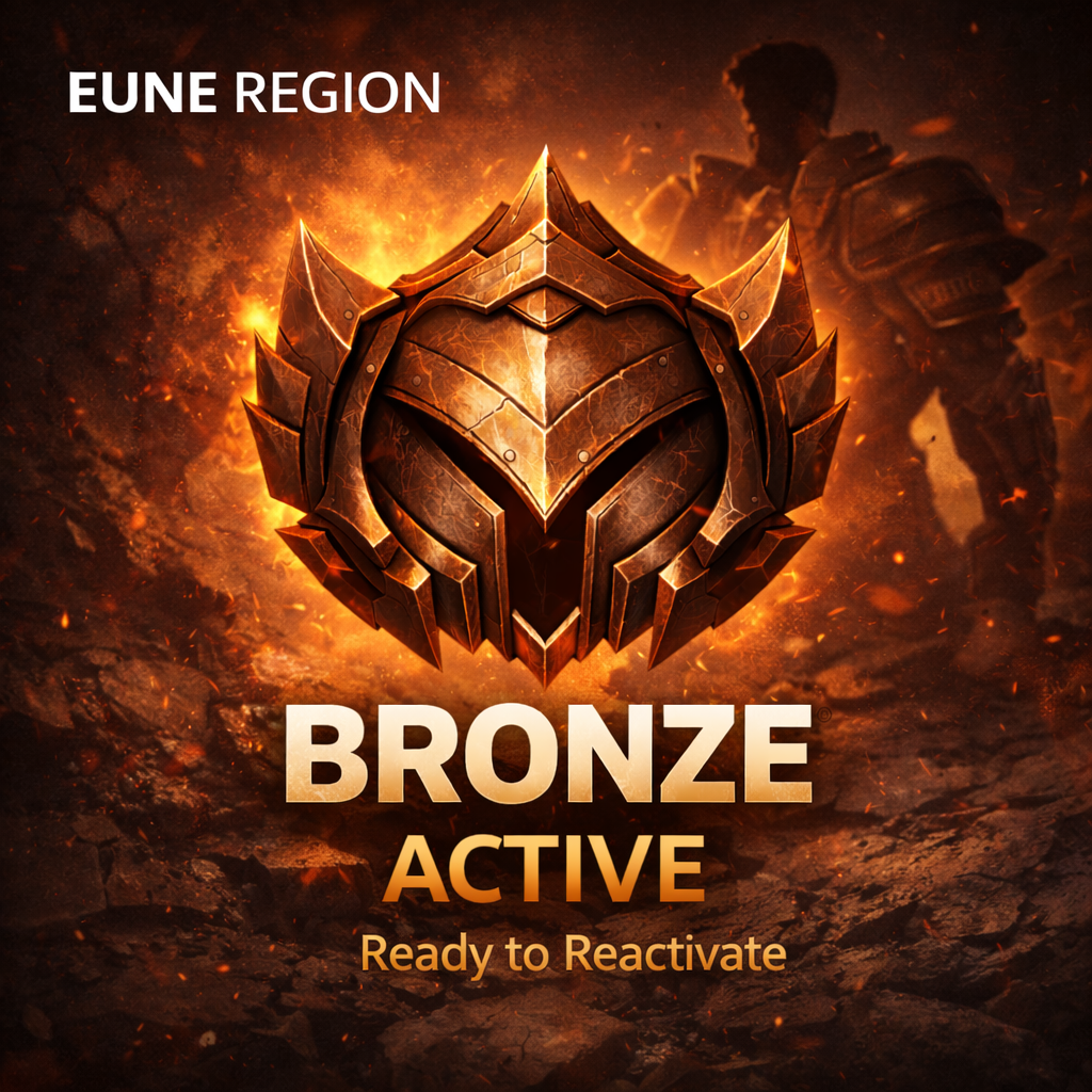 LoL EUNE Bronze Aktiver Account – zuletzt gespieltes Konto