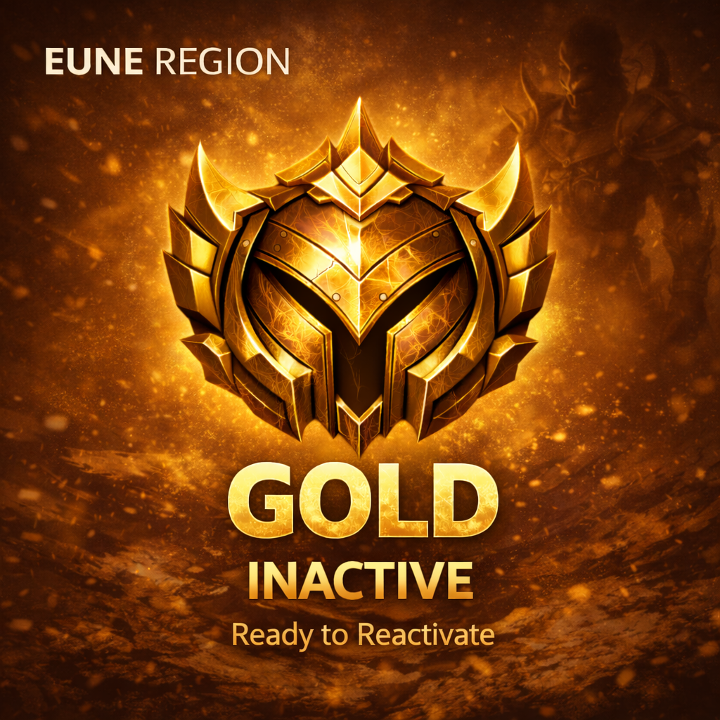 League of Legends Account – EUNE – Gold (Inactive)